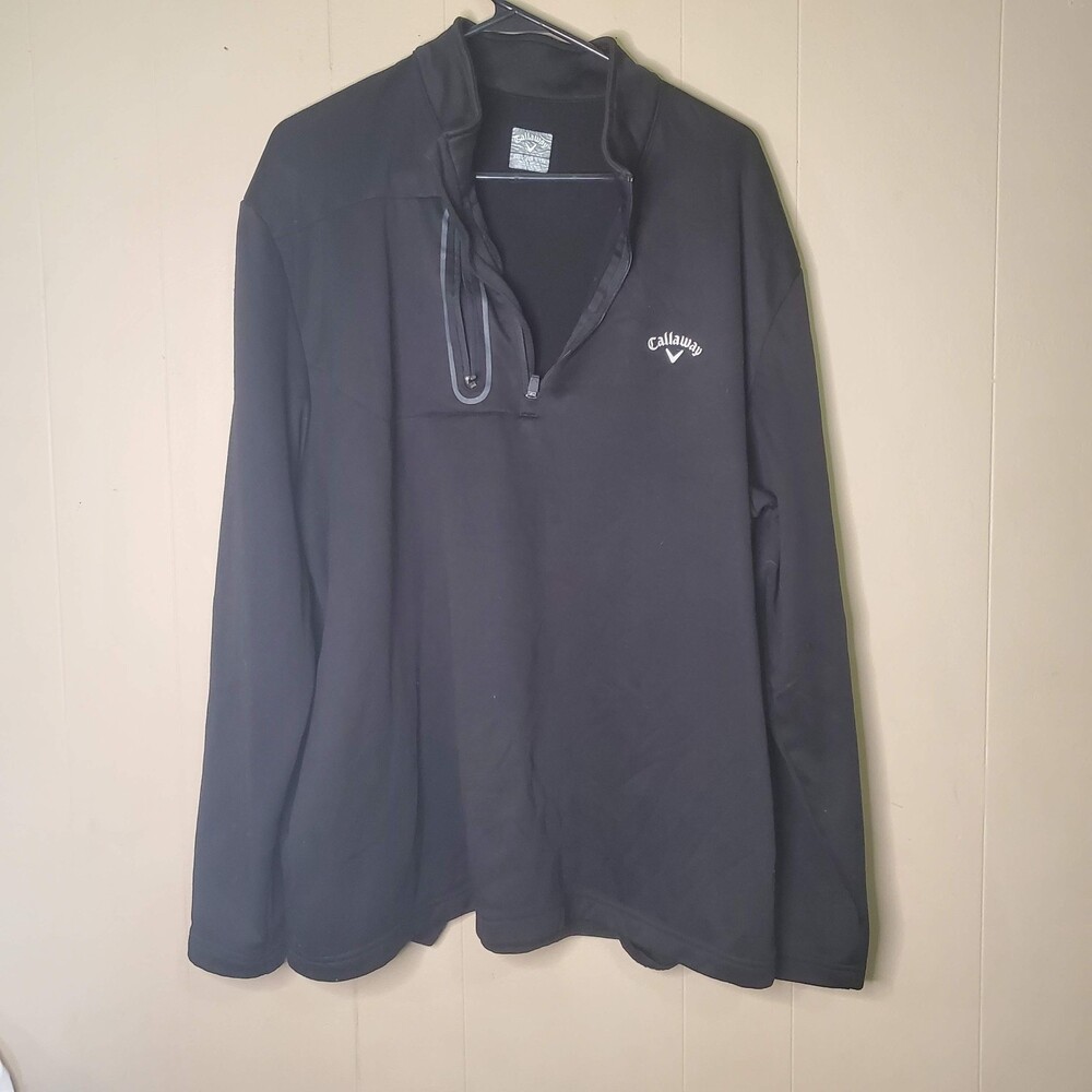 Black Callaway 1/4 Zip Jacket Size XXL